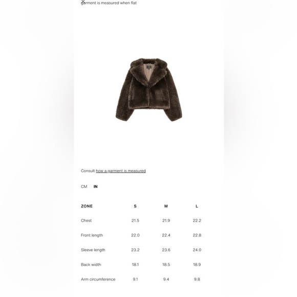 ZARA SHORT FAUX FUR COAT - Picture 16 of 16
